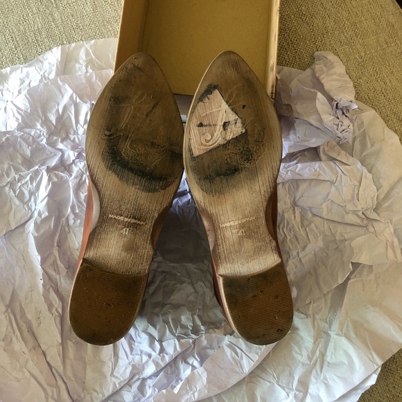 COPY - Like new Free People leather Royale Flats whiskey - Picture 5 of 8